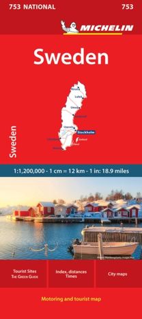 Sweden - Michelin National Map 753 Sweden - Michelin National Map 753