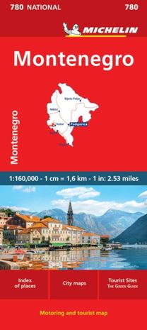 Montenegro - Michelin National Map 780 Montenegro - Michelin National Map 780