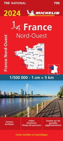 Northwestern France 2024 - Michelin National Map 706 Northwestern France 2024 - Michelin National Map 706