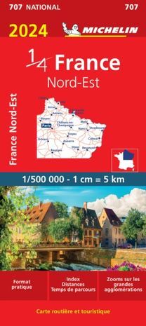 Northeastern France 2024 - Michelin National Map 707 Northeastern France 2024 - Michelin National Map 707