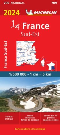 Southeastern France 2024 - Michelin National Map 709 Southeastern France 2024 - Michelin National Map 709