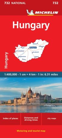 Hungary - Michelin National Map 732 Hungary - Michelin National Map 732