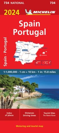 Spain & Portugal 2024 - Michelin National Map 734 Spain & Portugal 2024 - Michelin National Map 734
