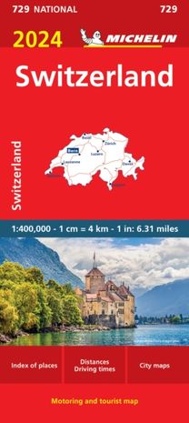 Switzerland 2024 - Michelin National Map 729
