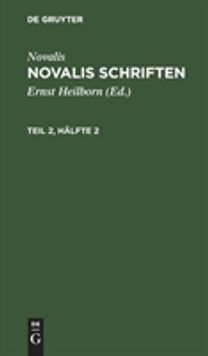 Novalis Schriften