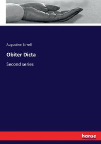 Obiter Dicta Obiter Dicta