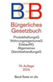 Bgb - Burgerliches Gesetzbuch