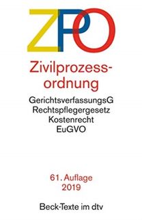 Zivilprozessordnung - Zpo