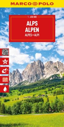 Alps Marco Polo Map Alps Marco Polo Map
