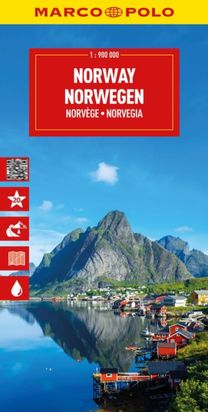 Norway Marco Polo Map Norway Marco Polo Map