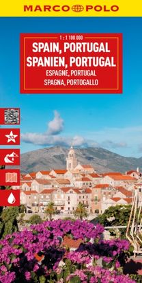 Spain & Portugal Marco Polo Map Spain & Portugal Marco Polo Map