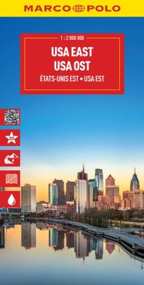 USA East Marco Polo Map USA East Marco Polo Map