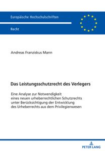 Leistungsschutzrecht Des Verlegers