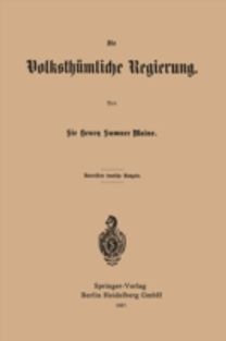Die Volksthumliche Regierung