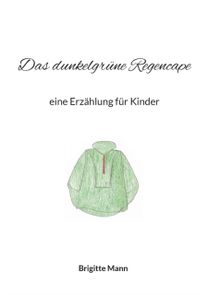 Dunkelgrune Regencape