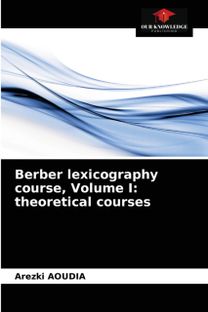 Berber Lexicography Course, Volume I