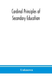 Cardinal Principles of Secondary Education