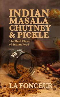 Indian Masala Chutney and Pickle (Black and White Print)