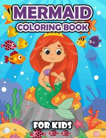 Mermaid Coloring Book for Kids