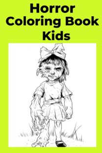 Horror Coloring Book Kids