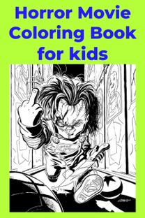 Horror Movie Coloring Book for Kids