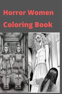 Horror Women Coloring Book