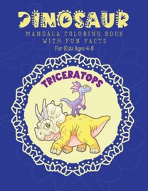 Dinosaur Mandala Coloring Book