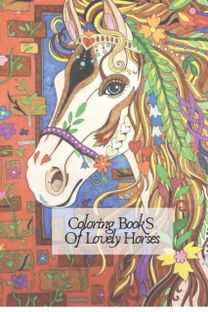 Coloring Books of Lovely Horses