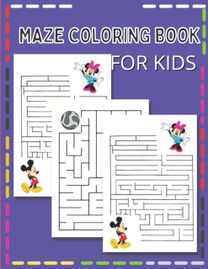 Maze Coloring Book for Kids
