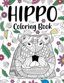 Hippo Coloring Book
