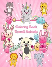 Coloring Book Kawaii Animals