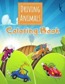 Driving Animals Coloring Book