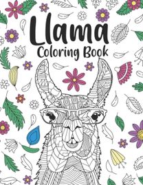 Llama Coloring Book