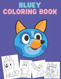 Bluey Coloring Book