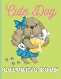 Cute Dogs Coloring Book