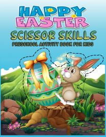 Easter Scissor Skills Preschool Activity Book for Kids