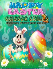 Easter Scissor Skills Preschool Activity Book for Kids