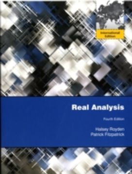 Real Analysis Real Analysis