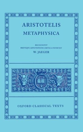 Aristotle Metaphysica