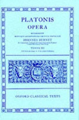 Plato Opera Vol. III