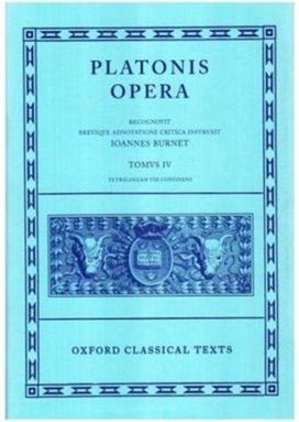 Plato Opera Vol. IV Plato Opera Vol. IV