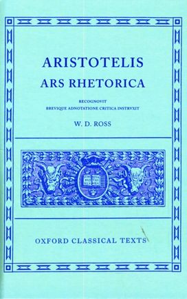 Aristotle Ars Rhetorica Aristotle Ars Rhetorica