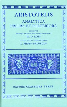 Aristotle Analytica Priora Et Posteriora
