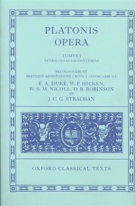 Plato Opera Volume I