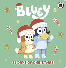 Bluey: 12 Days of Christmas Tabbed Board Book