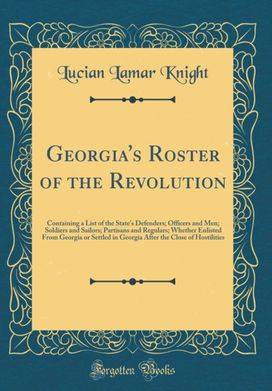Georgia's Roster of the Revolution