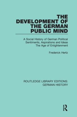 Development of the German Public Mind Development of the German Public Mind