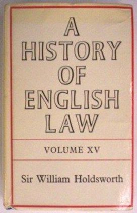 A History of English Law A History of English Law