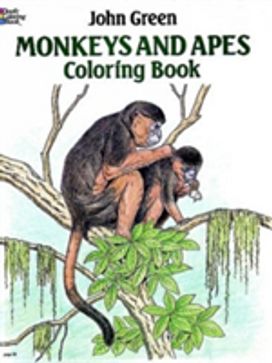 Monkeys and Apes Colouring Book Monkeys and Apes Colouring Book