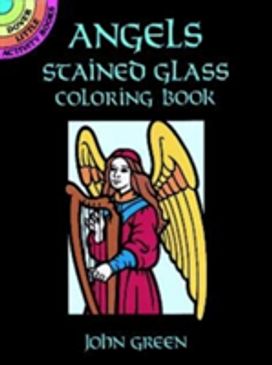 Angels Stained Glass Colouring Book Angels Stained Glass Colouring Book